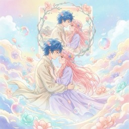 Retratos de Anime Personalizados para Parejas