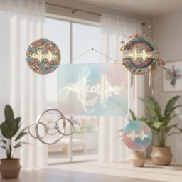 Ideas de Arte de Pared Personalizado con Código de Spotify
